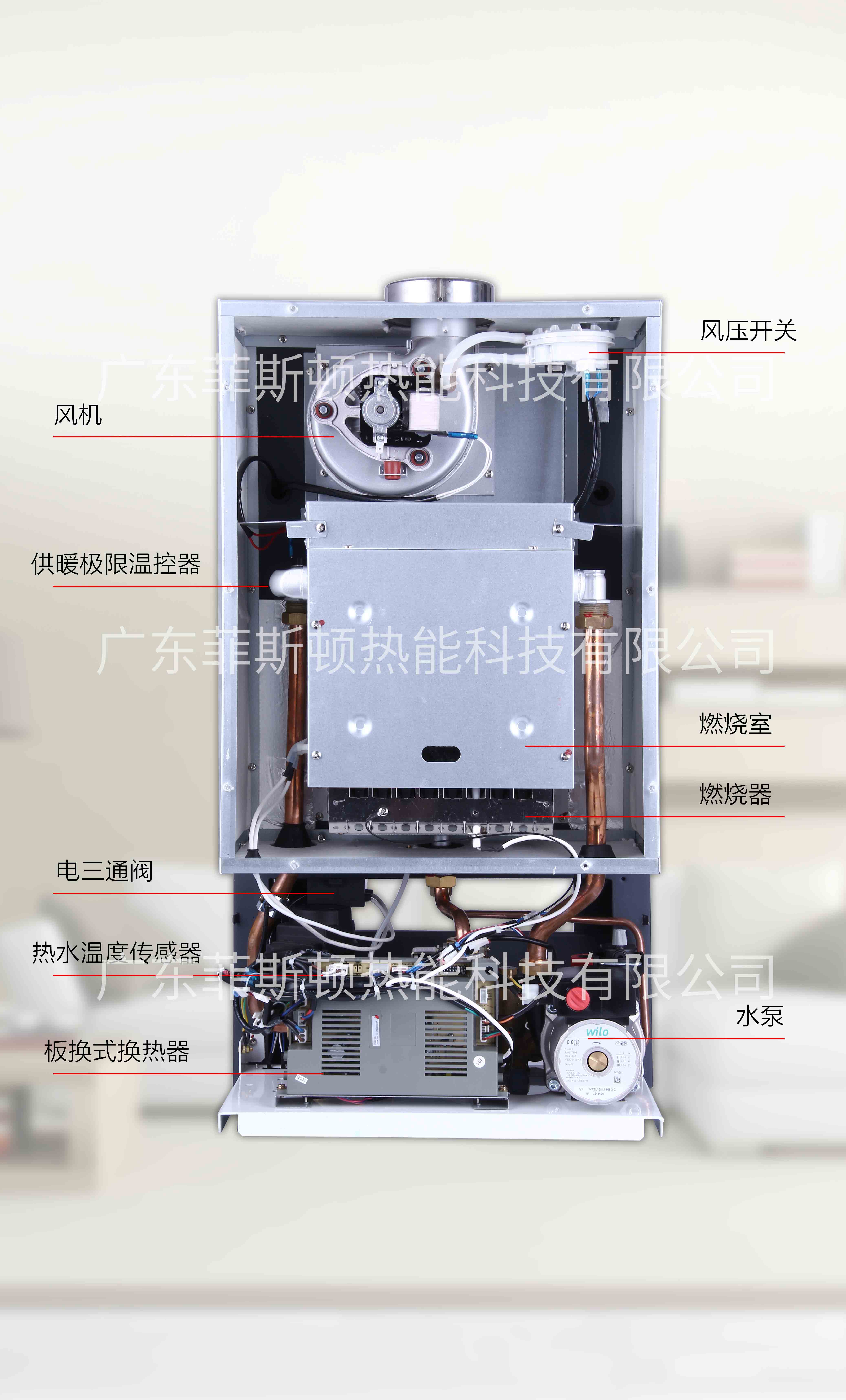 菲思盾時(shí)光E1板換壁掛爐結(jié)構(gòu)